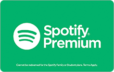 Spotify gift card