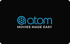 Atom Tickets gift card