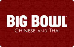 Big Bowl gift card