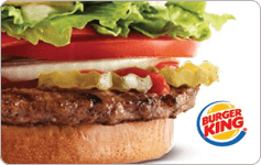 Burger King gift card