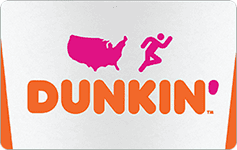 Dunkin gift card