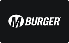 M Burger gift card