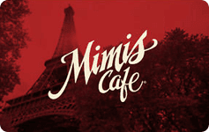 Mimi's Cafe gift card