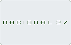 Nacional 27 gift card