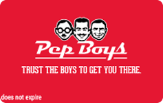 Pep Boys gift card