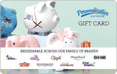 Personalization Universe gift card