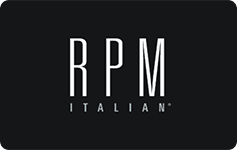 RPM Italian gift card