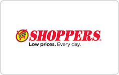Shoppers gift card