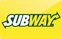 Subway gift card