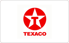 Texaco gift card