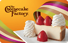 Cheesecake Factory gift card