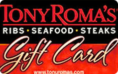 Tony Roma's gift card