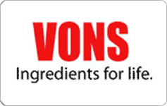 Vons gift card